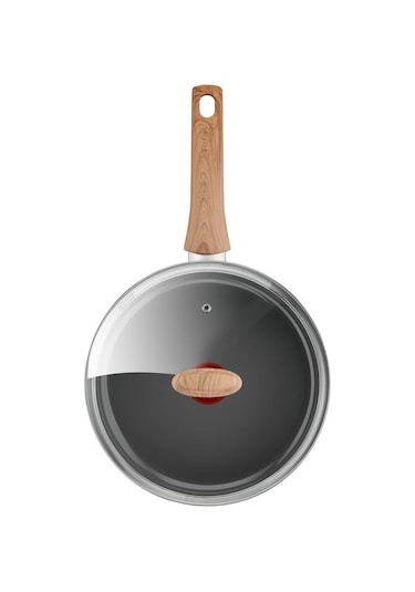 Ceramic Renew Kısa Tencere 24 Cm 08 Gri