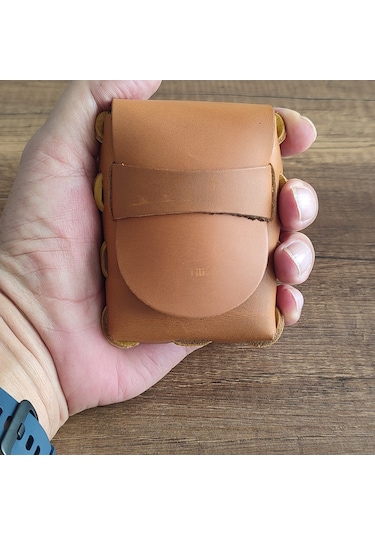 Sumerian Leather Craft  Deri Sigara Kılıfı Taba