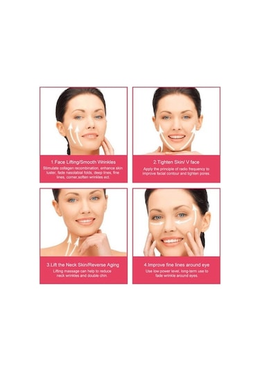 Carrier- Mini Hıfu Ultrasonik Ölçekleyici Kaldırma Ve Kırışıklık,hızlı Relaks Masaj Cihazları,renpho Masaj 10020426 Beyaz