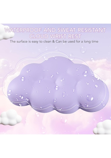 Ruicoo Bilgisayar Bilek Desteği - Ergonomik Hafıza Köpüklü Klavye Ve Fare Pedi Seti Uzun + Kısa