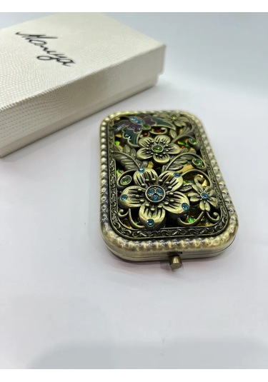 Mama Karma Cep Aynası Katlanabilir Hediye 303162562 Altın Rengi