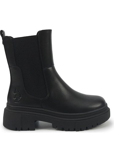 U.s. Polo Assn. Well 5pr Siyah Kadın Chelsea Bot Siyah