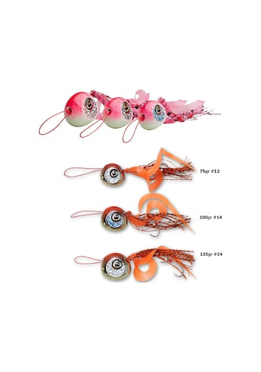 Savage Gear Cuttle Eye 100gr Tai Rubber Yem Pink Glow Silver - Main Image