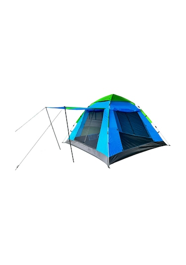Freecamp Inventor 4 Kişilik Otomatik Çadır-mavi-yeşil Mavi - Yeşil