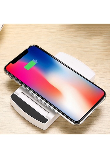 Cep Telefonu Kablosuz Şarj Cihazı Dikey Cep Telefonu Tutucu Kablosuz Hızlı Şarj S7s8 Evrensel 9v10w Çift Bobin