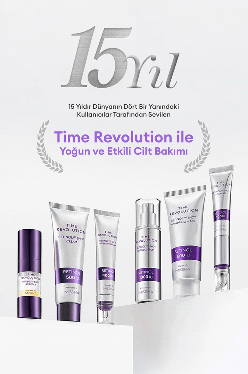 Mıssha Time Revolution Retinol 1000 Shot 2 Step Solution Mask