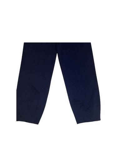 Kadın Beli Lastikli Cepli Paçası Pensli Spor Pantolon Lacivert