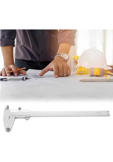 Profesyonel Mekanik Kumpas 150mm / 0.02mm - Paslanmaz Çelik Sürmeli Kumpas