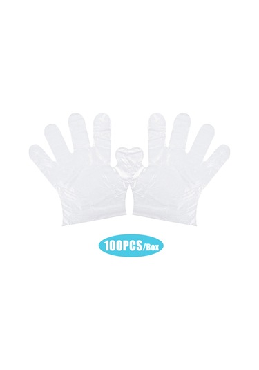 Tenfowee "100'lük Pe Eldiven - Gıda Güvenliği, Temizlik Ve Mutfak Kullanımı İçin" ŞeffAF