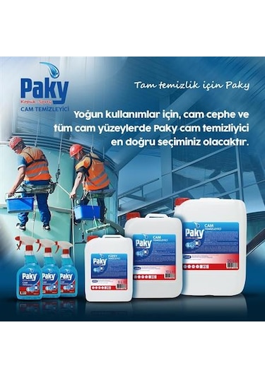 Paky Cam Temizlik Köpüğü Trigger Sprey 2 x 1 L