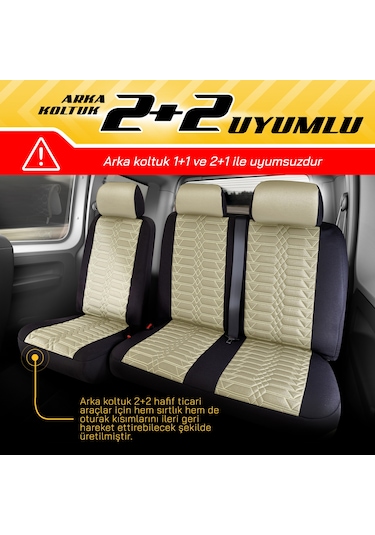 Panda Proline Serisi Jakar Kumaş Ticari Oto Koltuk Kılıfı