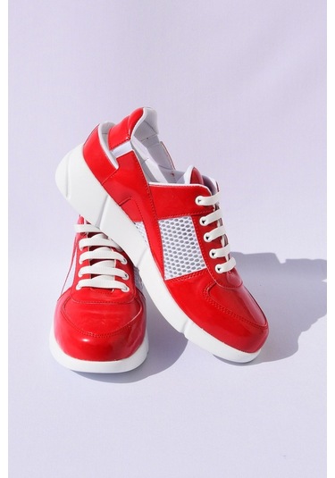Kırmızı Renk Spor Sandalet Kırmızı