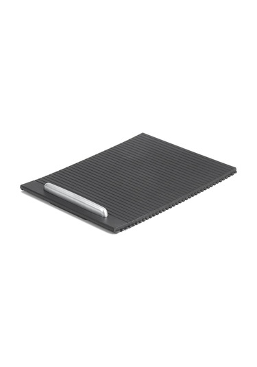 Ön Orta Sürgülü Panjur Bardak Tutucu Stor Perde Kapağı Siyah