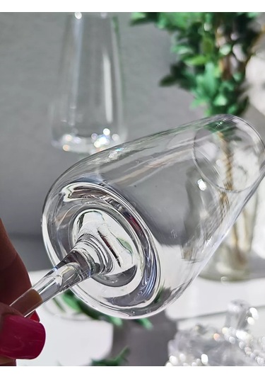 Glass Concept Şarap Ve Şampanya İçin İnce Ayaklı Uzun Kadehler 2 Adet 211606399 Beyaz