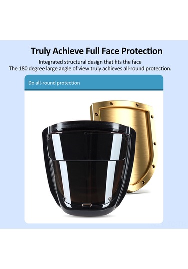 Skycity Küçük Boy Siyah Elektrik Kaynağı Masası - Çift Katlı Lens Göz Koruma - Yüksek Isı Dayanımı Pc Malzeme