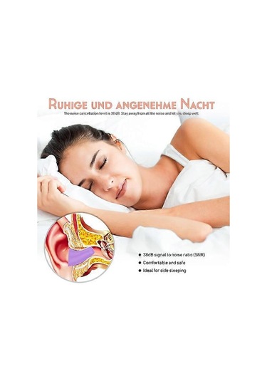 Kulak Tıkacı - 60 Çift Kulak Tıkacı Seti, Gürültü Önleyici Kulak Tıkacı, Fo