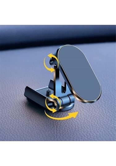 Yulong Ximistore9 360 Dönebilen Katlanır Manyetik Araç Telefon Siyah