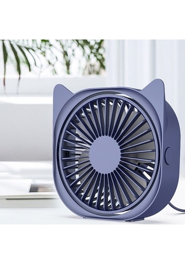 M105 Taşınabilir Usb Fan J4ojt1 Koyu Mavi