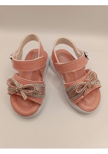 Çocuk Sandalet ,bebek Sandalet , Düğün Ayakkabısı , Kaydırmaz Yazlık Şık Çocuk Ayakkabısı Pudra