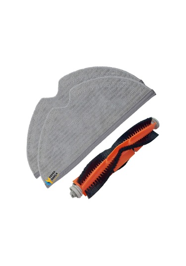 Xiaomi Uyumlu Mijia 2c Robot Süpürge Ana Rulo Fırça Mop Bezi 2 Adet