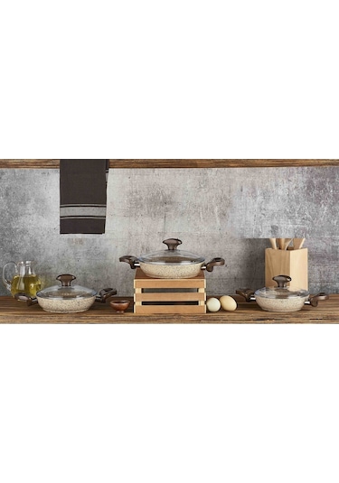 Falez Creamy 6 Parça Sahan Seti