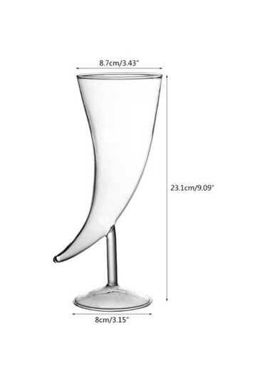 Kokteyl Gözlük Yaratıcı Ay Şekli Kokteyl Cam Goblet Martini Gözlük Şarap Şampanya Bireysellik Kokteyl Kupası Kokteyl Camı