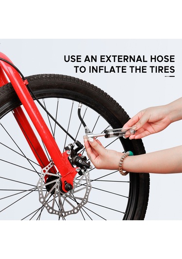 Mini Bisiklet Lastiği Pompası Dağ Yol Bisikleti İçin Gümüş