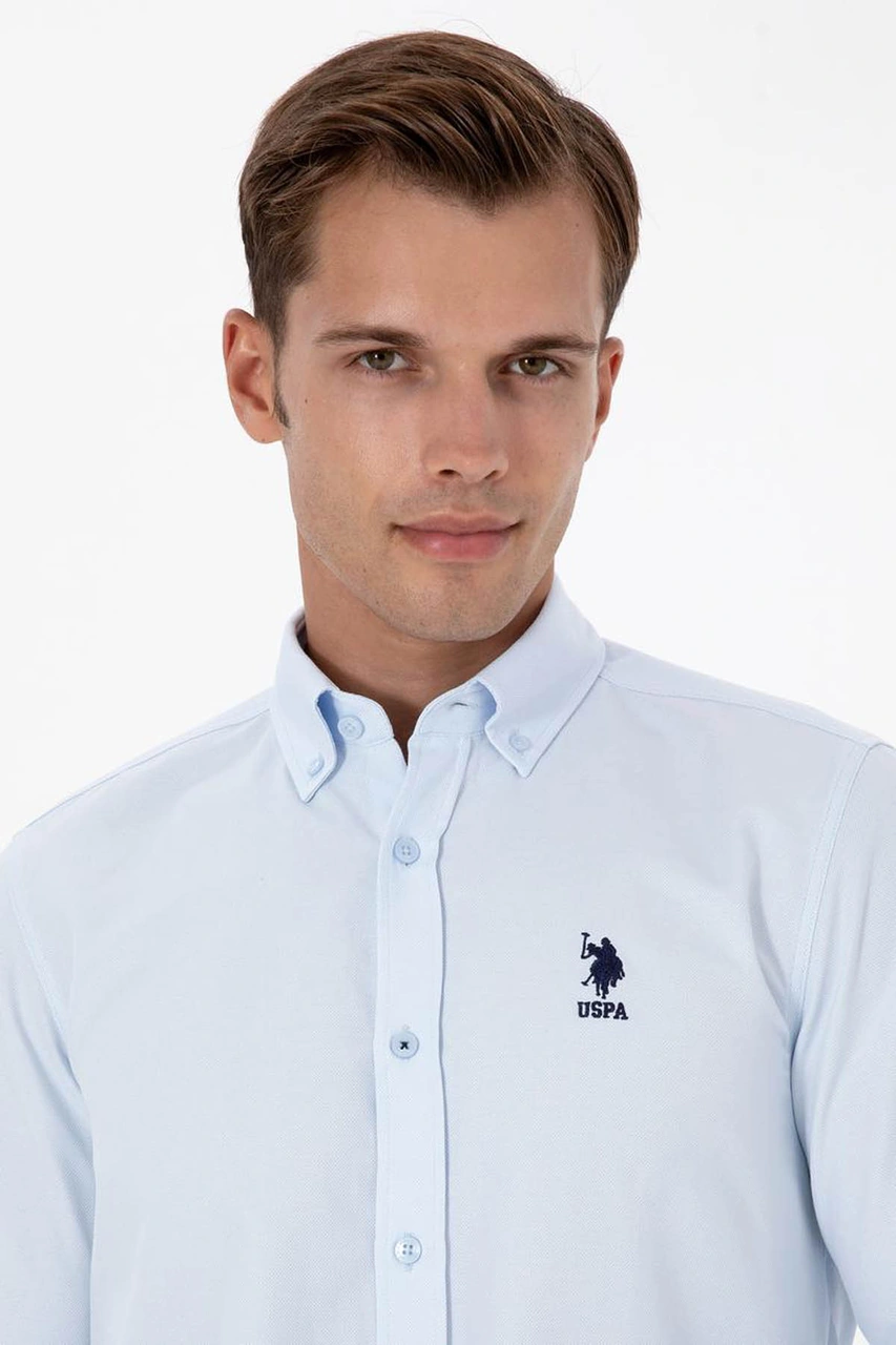 U.s. Polo Assn. Nova025k Açık Mavi Erkek Gömlek 2225592 Açik Mavi
