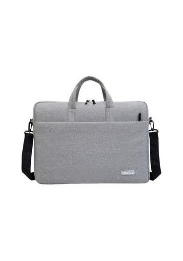 14 Inç Dizüstü Bilgisayar Omuz Çantası Gri