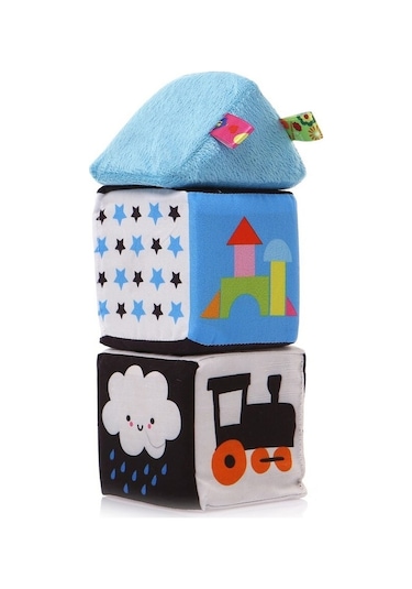 Sozzy Toys Eğitici Çıngıraklı Renkli Küpler Szy241-9054858629266