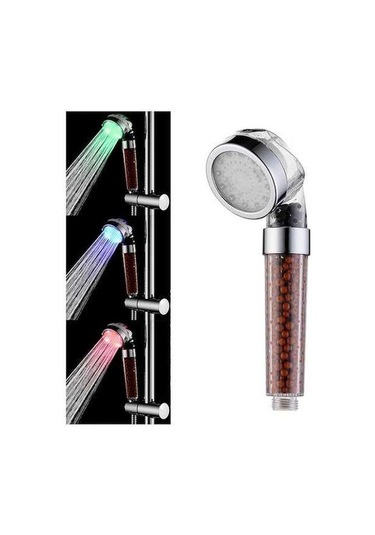 Novahub 12 Led Renk Değişen Duş Başlığı - Sıcaklık Kontrollü Işık Şovu - Mükemmel Abs Malzemeli, Otomatik Renk Değişimli, Keyifli Banyo Deneyimi Diğer