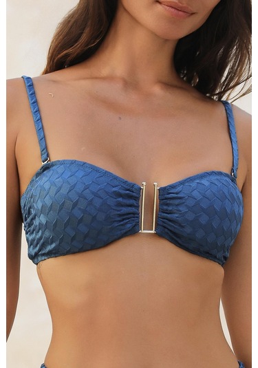 Olympos Petrol Mavisi Straplez Yandan Bağlamalı Bikini Takım Petrol Mavisi Olympos Petrol Mavisi Straplez Yandan Bağlamalı Bikini Takım Petrol Mavisi