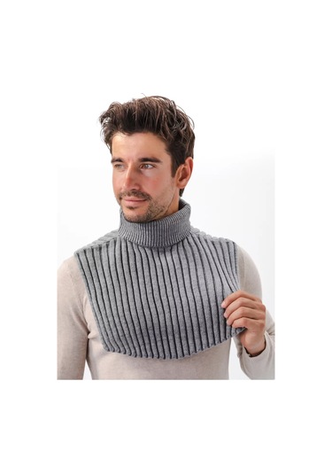 Kamot Yünlü Yaka Askı 251598632 Gri