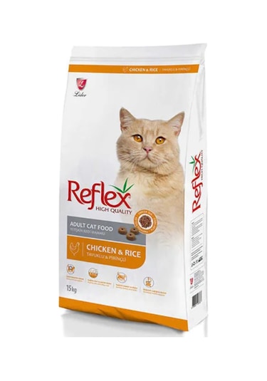 Reflex Tavuklu Pirinçli Yetişkin Kedi Maması 15 KG