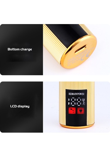 Suofeng "profesyonel Lcd Ekranlı 2 Hızlı Ipx4 Su Geçirmez Saç Kesme Makinesi"