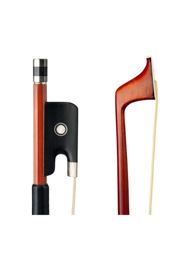 Ruicoo 15"-16" Viola İçin Brezilya Ağaçlı Keman Yay, Kaliteli Moğol At Kılı, Torba İle Ayarlanabilir Gerilim, Dayanıklı Ebony Kurbağa