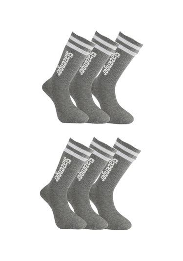 Slazenger Jınn 6 Lı Set Erkek Gri Çorap Gri