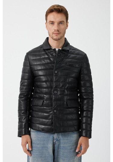 Achille Siyah Deri Mont Siyah