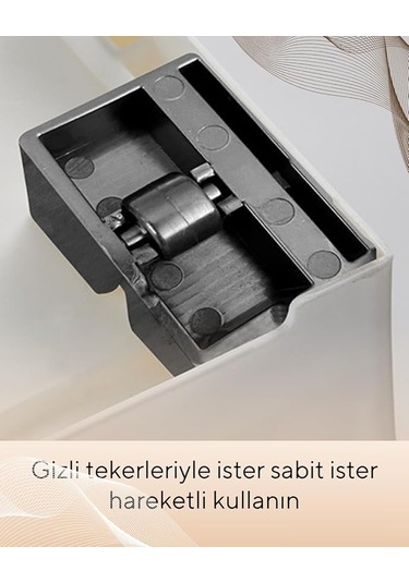 Kurulum Gerektirmeyen Katlanabilir Ayakkabı Saklama Kutusu Krem