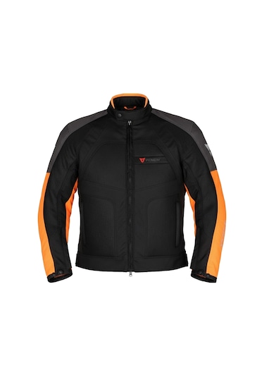 Motosiklet Mont 4 Mevsim Dynamic Black-orange Motorcu Montu