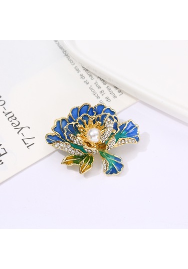 Mufunye Кленовый Лист Бижутерный Брошь С Искусственным Жемчугом - Авангардный Дизайн Для Всех Возрастов Mavi