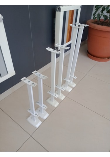 Radyatör Yere Montaj Ayağı 30 Cm 300 Lük Radyatör Içi̇N 1 Set