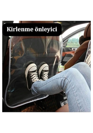 Araba Koltuk Arkası Koruyucu Şeffaf Kılıf 1 Adet