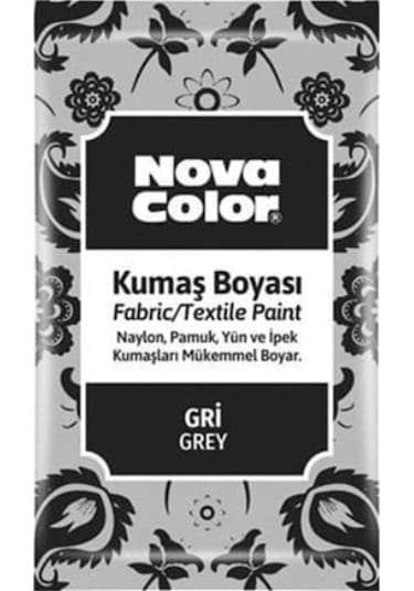 Nova Color Toz Kumaş Boyası Gri - 2 Adet