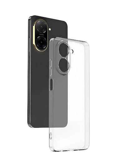 Redmi A5 2.0 Mm Korumalı Şeffaf Silikon Kılıf Şeffaf
