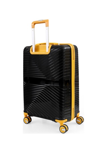 Ççs 5239 Polipropilen Büyük Boy Valiz Siyah-sarı