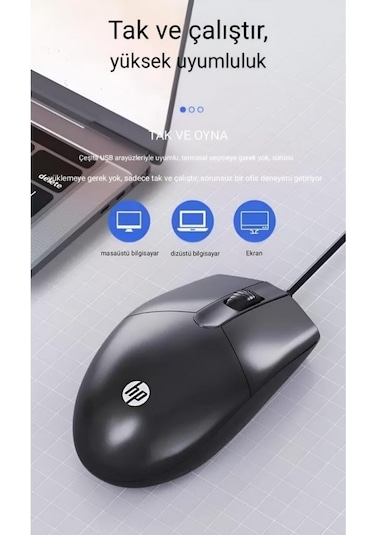 Hp M260 Gaming Oyuncu Mouse Usb Siyah Diğer