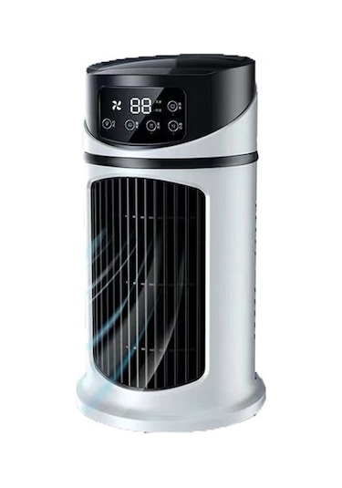 Taşınabilir Klima Hava Soğutucu Fan Su Soğutma Fanı Klima Fanı Ofis Klima Taşınabilir Oo7qo0 Var Ayaklı Buharsız Beyaz 5 Adetten Az