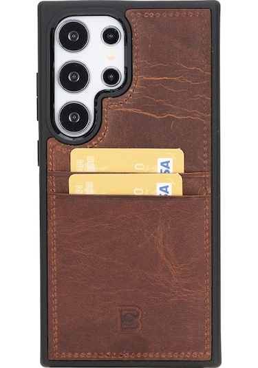 Bouletta Samsung Galaxy S24 Ultra Uyumlu Deri Arka Kapak Fxcp G2