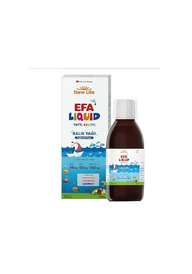 Efa Liquid Balık Yağı Sıvı 150 ML - Tutti Frutti